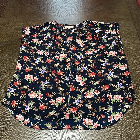 Philosophy Navy Floral Chiffon Sleeveless Top, Women’s Size XXL - Picture 6 of 12